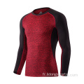 Men de femme en gros Men de fitness Wear Wintre Sport Shirt